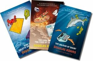 Three book set, includes The Salmon of Doubt, Dirk Gently's Holistic Detective Agency, and The Long Dark Tea-Time of the Soul by Douglas Adams