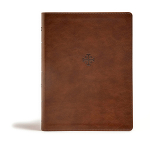 CSB Life Connections Study Bible, Brown Leathertouch, Indexed by Lyman Coleman