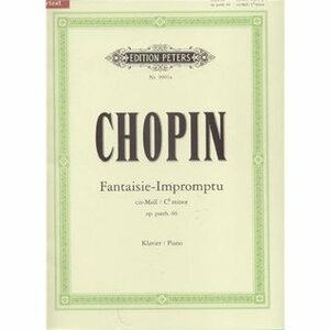Chopin: Fantaisie-Impromptu op. posth. 66 in C sharp minor (Piano Solo) by Frédéric Chopin