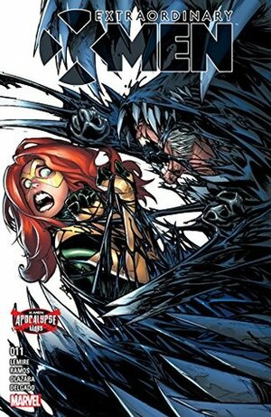 Extraordinary X-Men #11 by Edgar Delgado, Jeff Lemire, Humberto Ramos, Victor Olazaba