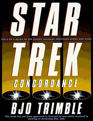 The Star Trek Concordance by Bjo Trimble