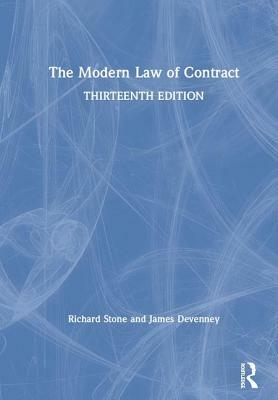 The Modern Law of Contract by Richard Stone, James Devenney