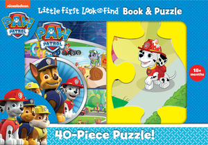 Nickelodeon Paw Patrol: Little First Look and Find Book & Puzzle by Pi Kids