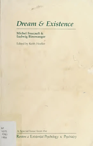 Dream and Existence by Ludwig Binswanger, Michel Foucault