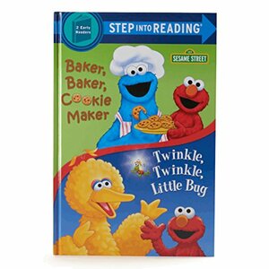 Sesame Street Cookie Monster Plush Toy with Book Bundle Baker Baker Cookie Maker by Linda Hayward