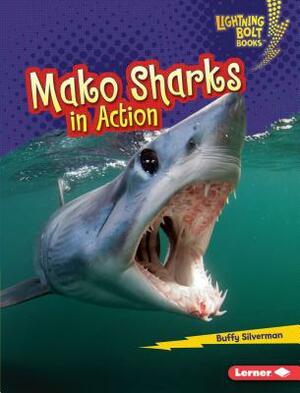 Mako Sharks in Action by Buffy Silverman