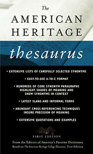 The American Heritage Thesaurus by American Heritage