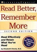 Read Better, Remember More by Elizabeth L. Chesla