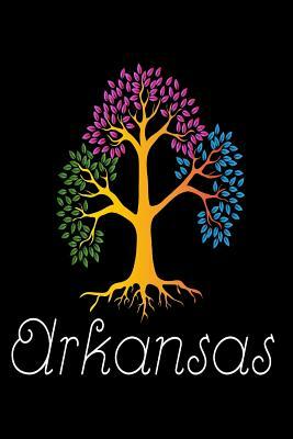 Arkansas: Tree Of Life AR US Home State Gift Sketchbook by Creative Juices Publishing