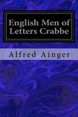 English Men of Letters Crabbe by Alfred Ainger