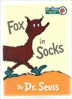 Fox in Socks with Book by Dr. Seuss