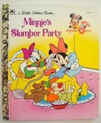 Minnie's Slumber Party (A Little Golden Book) by Cindy West