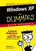 Windows XP For Dummies Quick Reference by Greg Harvey