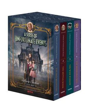 A Series of Unfortunate Events #1-4 Netflix Tie-In Box Set by Lemony Snicket