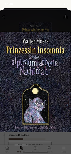 Prinzessin Insomnia und der alptraumfarbene Nachtmahr by Walter Moers