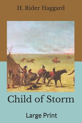 Child of Storm: Large Print by H. Rider Haggard
