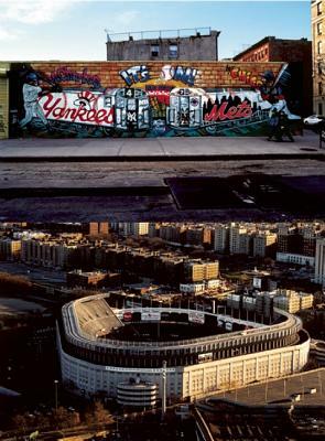 New York: Mural, Lower East Side, Yankee Stadium by Marc Hoberman, Gerald Hoberman