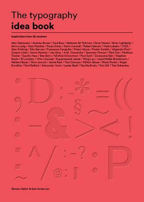 The Typography Idea Book: Inspiration from 50 Masters (Type, Fonts, Graphic Design) by Gail Anderson, Steven Heller