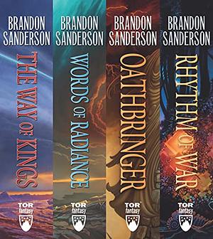 The Stormlight Archive, Books 1-4: The Way of Kings, Words of Radiance, Oathbringer, Rhythm of War Kindle Edition by Brandon Sanderson