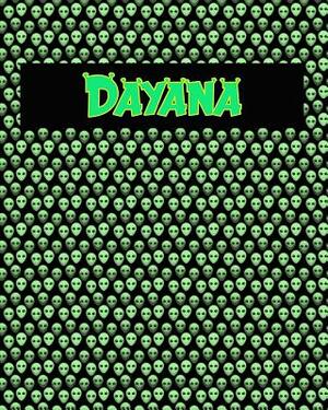 120 Page Handwriting Practice Book with Green Alien Cover Dayana: Primary Grades Handwriting Book by Sheldon Franks