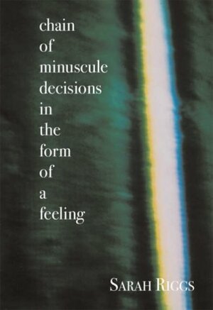 Chain Of Minuscule Decisions In The Form Of A Feeling by Sarah Riggs