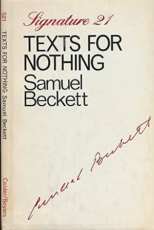 Texts For Nothing by Samuel Beckett