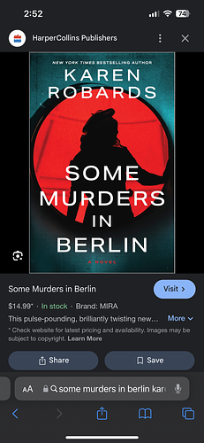 Some Murders in Berlin by Karen Robards