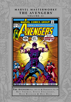 Marvel Masterworks: The Avengers, Vol. 11 by Harlan Ellison, Roy Thomas, John Buscema, Sam Kweskin, Steve Englehart, Dave Cockrum, George Tuska, Rich Buckler, Don Heck, Steve Gerber, Jim Starlin