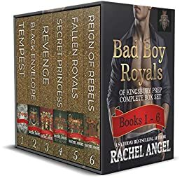 Bad Boy Royals of Kingsbury Prep Complete Series Box Set by Rachel Angel