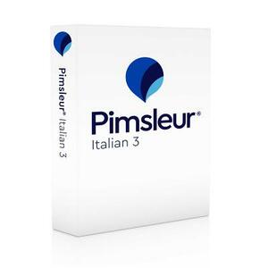 Pimsleur Italian Level 3 CD, Volume 3: Learn to Speak and Understand Italian with Pimsleur Language Programs by Pimsleur