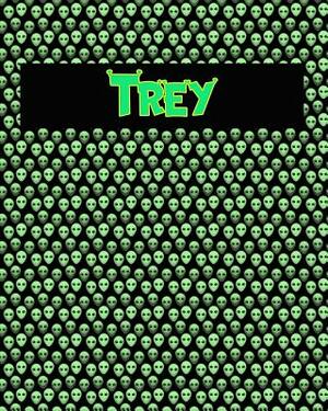 120 Page Handwriting Practice Book with Green Alien Cover Trey: Primary Grades Handwriting Book by Sheldon Franks