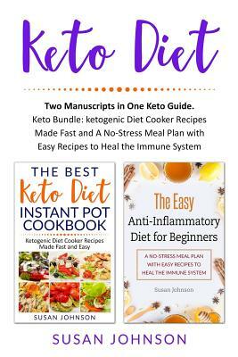 Keto Diet: Two Manuscripts in One Keto Guide. Keto Bundle: Ketogenic Diet Cooker Recipes Made Fast and a No-Stress Meal Plan with by Susan Johnson