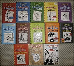 Diary of a Wimpy Kid Set 1-10: Diary of a Wimpy Kid, Rodrick Rules, The Last Straw, Dog Days, The Ugly Truth, Cabin Fever, The Third Wheel, Hard Luck, The Long Haul and Old School. by Jeff Kinney