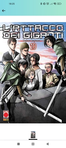 L'attacco dei giganti n. 10 by Hajime Isayama・諫山創