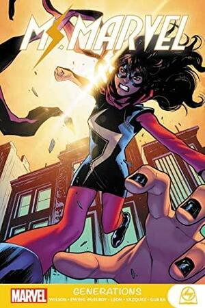 Ms. Marvel: Generations by Clint McElroy, Eve L. Ewing, Joey Vazquez, Ig Guara, G. Willow Wilson, Paolo Villanelli, Nico Leon