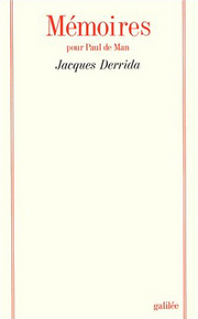 Mémoires pour Paul de Man by Jacques Derrida