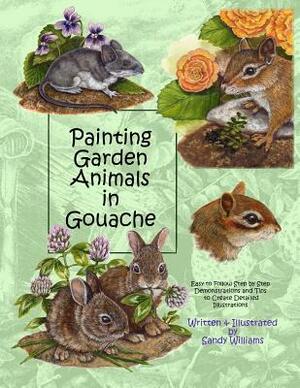 Painting Garden Animals in Gouache by Sandy Williams