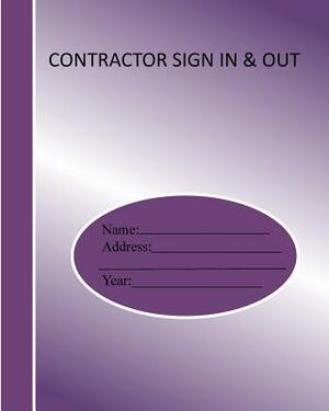 Contractor sign in and out by Joba Stationery