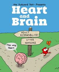 Heart and Brain by Nick Seluk