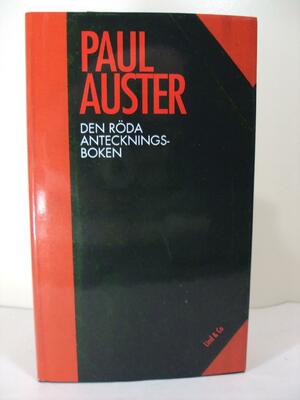 Den röda anteckningsboken by Paul Auster, Kerstin Gustafsson