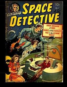 Space Detective #1: Golden Age Science Fiction Comic by Kari Therrian, Avon Periodicals