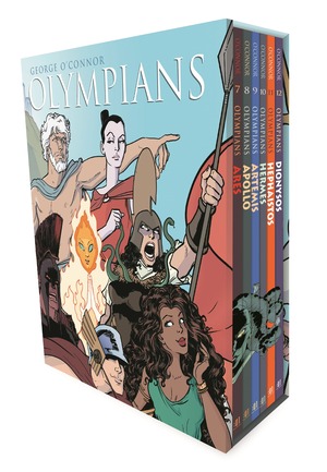Olympians Boxed Set: Ares, Apollo, Artemis, Hermes, Hephaistos, and Dionysos by George O'Connor