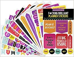 Essentials F*cking Brilliant Planner Stickers by Peter Pauper Press