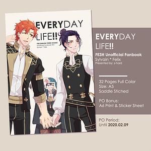 Everyday Life!! Fire Emblem Three Houses Unofficial Fanbook Sylvain x Felix by Zee