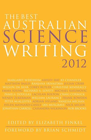 The Best Australian Science Writing 2012 by Elizabeth Finkel