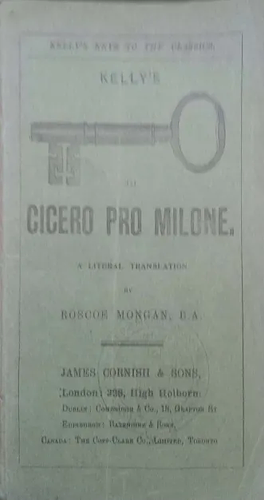 Cicero: Pro Milone by Marcus Tullius Cicero