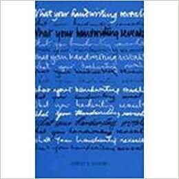 What Your Handwriting Reveals by Albert E. Hughes