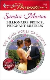 Billionaire Prince, Pregnant Mistress by Sandra Marton