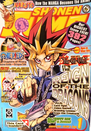 Shonen Jump, January 2006 Vol. 4 Issue 1 by Hideaki Sorachi, Eiichiro Oda, Kazuki Takahashi, Hiroyuki Takei, Yumi Hotta, Masashi Kishimoto, Takeshi Obata, Yoshihiro Togashi