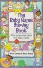 The Baby Name Survey Book by Bruce Lansky